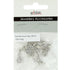 18mm Metal Alloy Double Swirls Charms